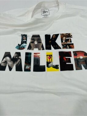Jake Miller White Graphic T-Shirt